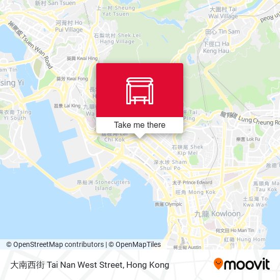 大南西街 Tai Nan West Street map