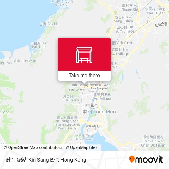 建生總站 Kin Sang B/T map