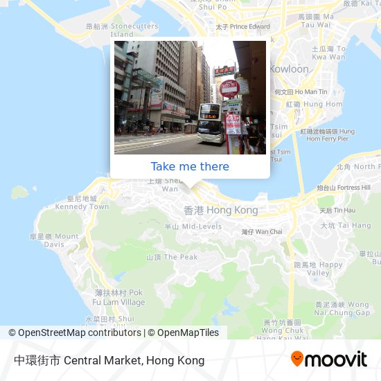 中環街市 Central Market map