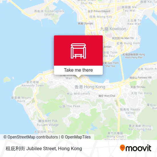 租庇利街 Jubilee Street map