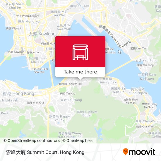 雲峰大廈 Summit Court map