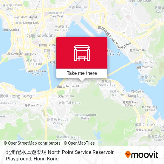 北角配水庫遊樂場 North Point Service Reservoir Playground地圖