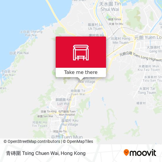 青磚圍 Tsing Chuen Wai map