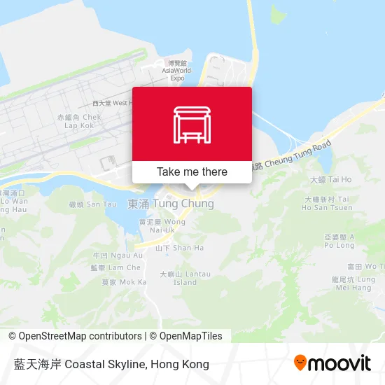 藍天海岸 Coastal Skyline map
