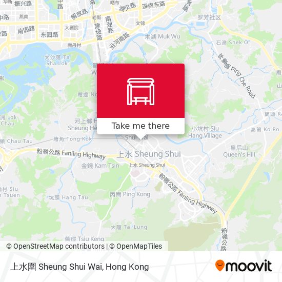上水圍 Sheung Shui Wai map