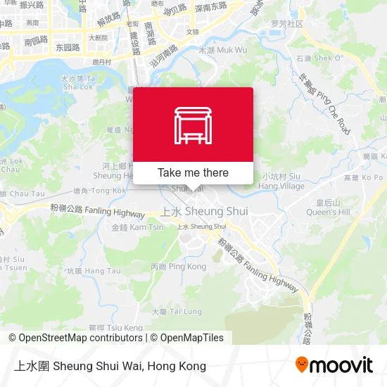 上水圍 Sheung Shui Wai map