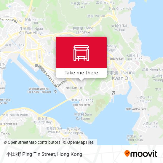 平田街 Ping Tin Street map