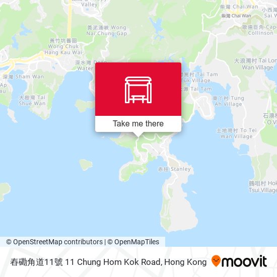 舂磡角道11號 11 Chung Hom Kok Road map