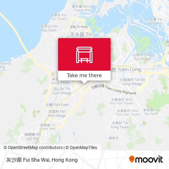 灰沙圍 Fui Sha Wai map