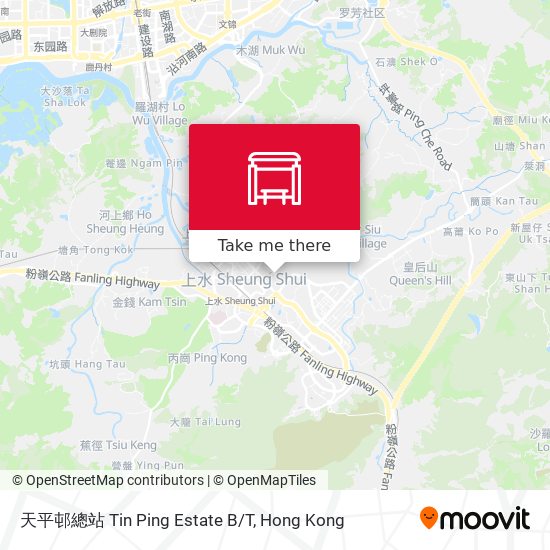 天平邨總站 Tin Ping Estate B/T map