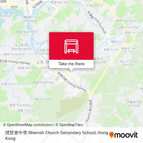禮賢會中學 Rhenish Church Secondary School地圖