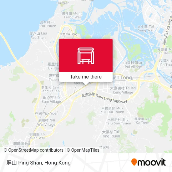 屏山 Ping Shan map