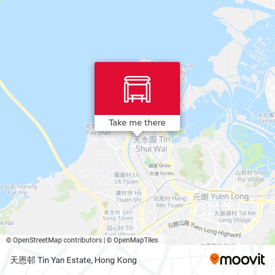 天恩邨 Tin Yan Estate map