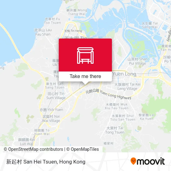 新起村 San Hei Tsuen map