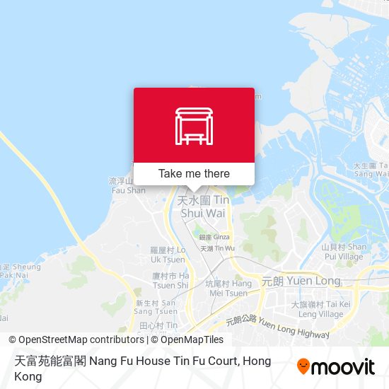 天富苑能富閣 Nang Fu House Tin Fu Court map