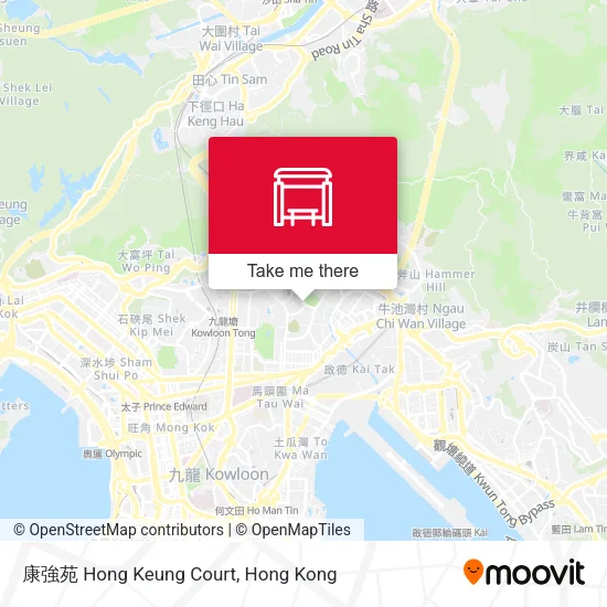 康強苑 Hong Keung Court map
