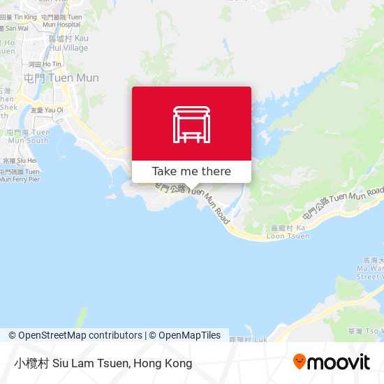 小欖村 Siu Lam Tsuen map