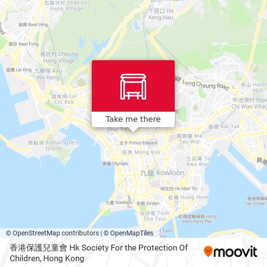 香港保護兒童會 Hk Society For the Protection Of Children map