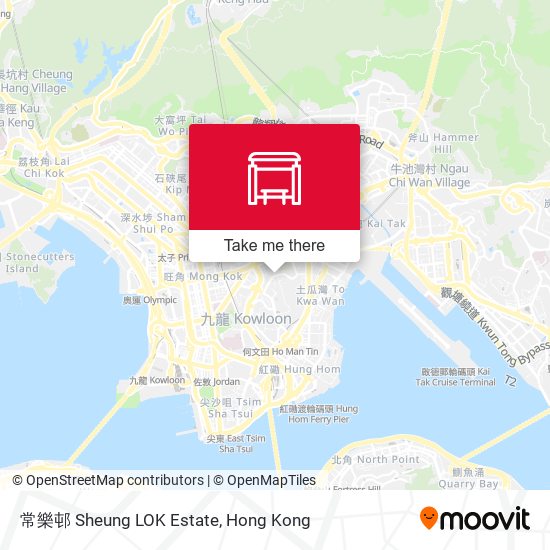 常樂邨 Sheung LOK Estate map