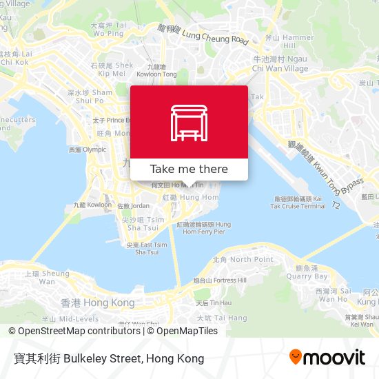 寶其利街 Bulkeley Street map