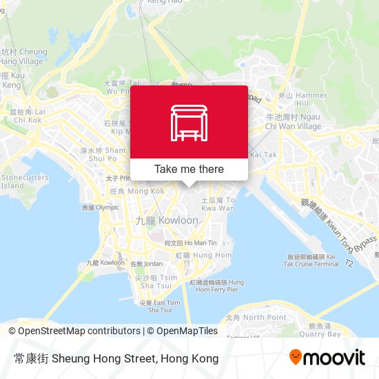 常康街 Sheung Hong Street地圖