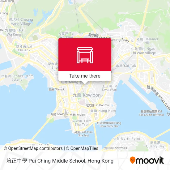 培正中學 Pui Ching Middle School地圖