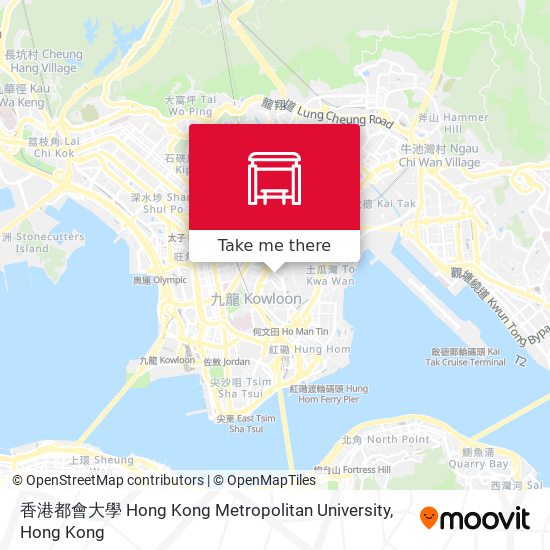 香港都會大學 Hong Kong Metropolitan University map