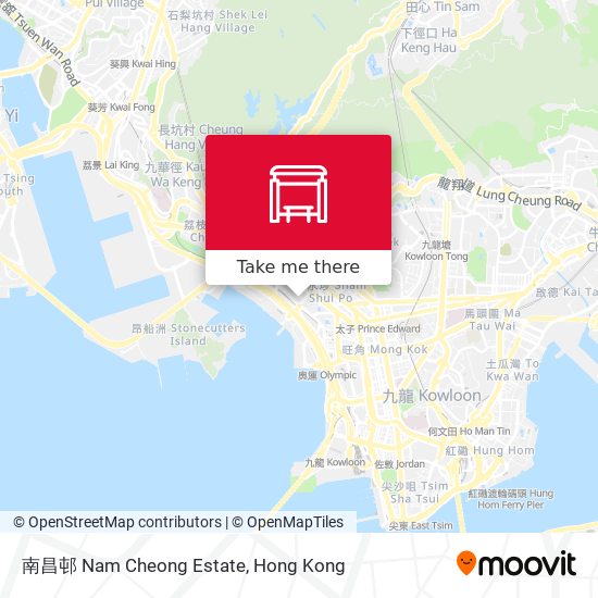 南昌邨 Nam Cheong Estate map