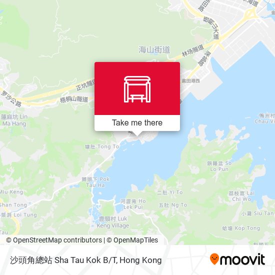 沙頭角總站 Sha Tau Kok B/T map