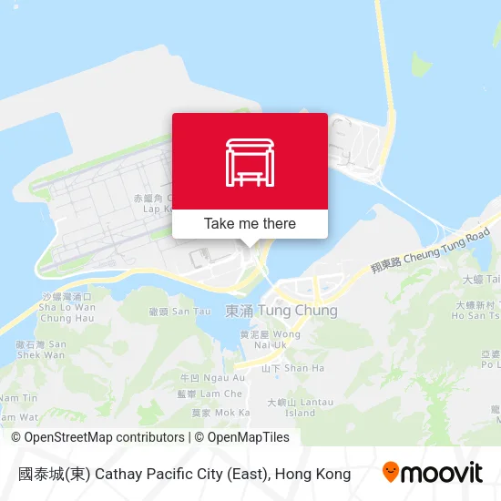 國泰城(東) Cathay Pacific City (East)地圖