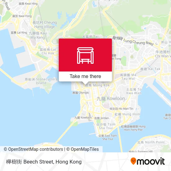 櫸樹街 Beech Street map