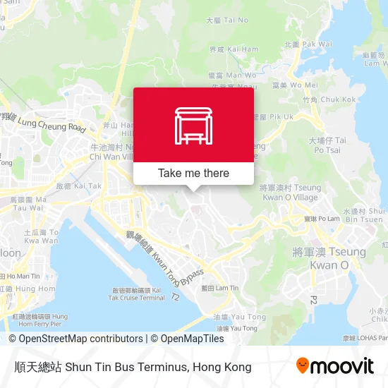 順天總站 Shun Tin Bus Terminus map