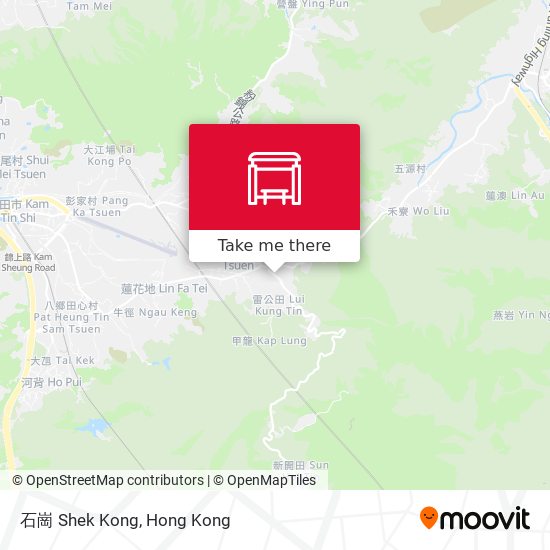 石崗 Shek Kong map