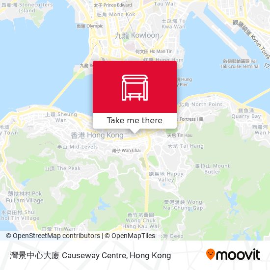 灣景中心大廈 Causeway Centre map