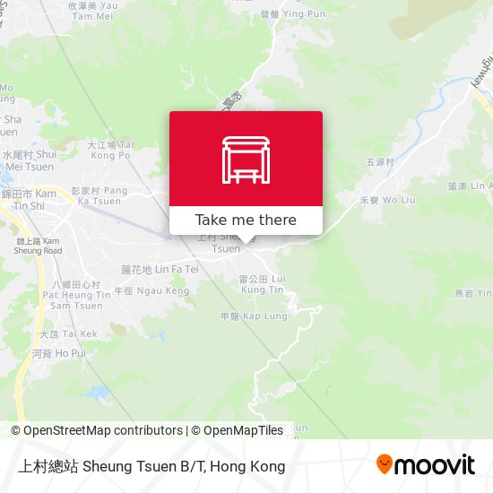 上村總站 Sheung Tsuen B/T map