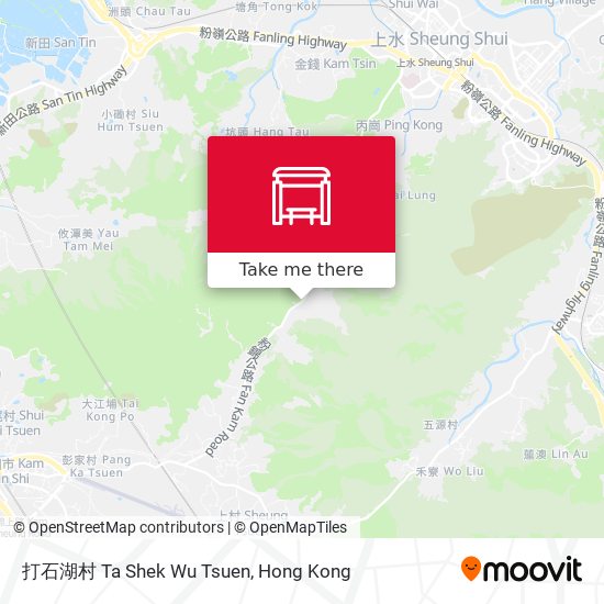 打石湖村 Ta Shek Wu Tsuen map