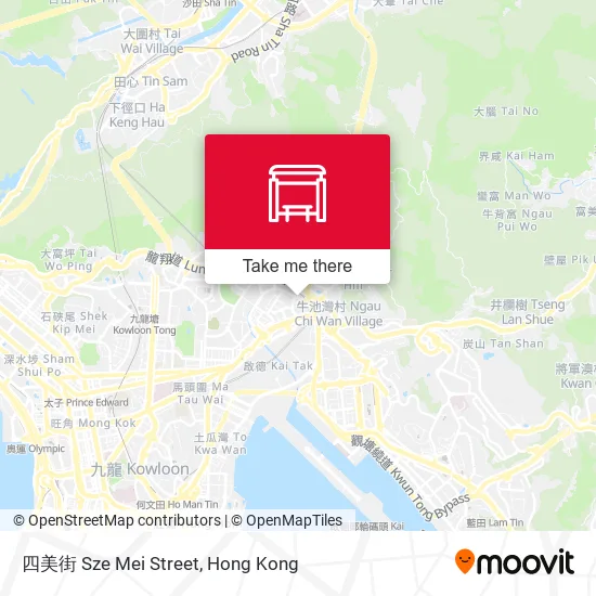 四美街 Sze Mei Street地圖