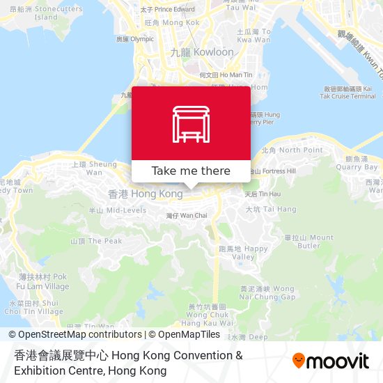 香港會議展覽中心 Hong Kong Convention & Exhibition Centre map