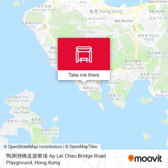 鴨脷洲橋道遊樂場 Ap Lei Chau Bridge Road Playground map