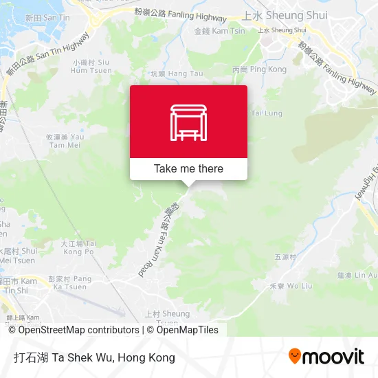 打石湖 Ta Shek Wu map