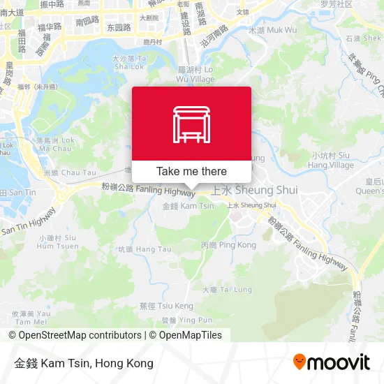 金錢 Kam Tsin map