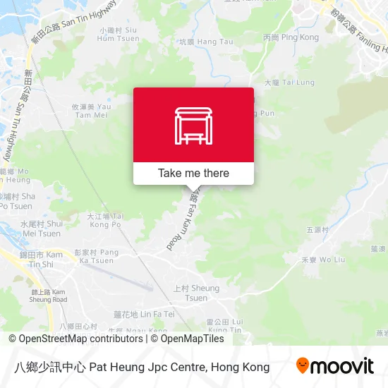 八鄉少訊中心 Pat Heung Jpc Centre map