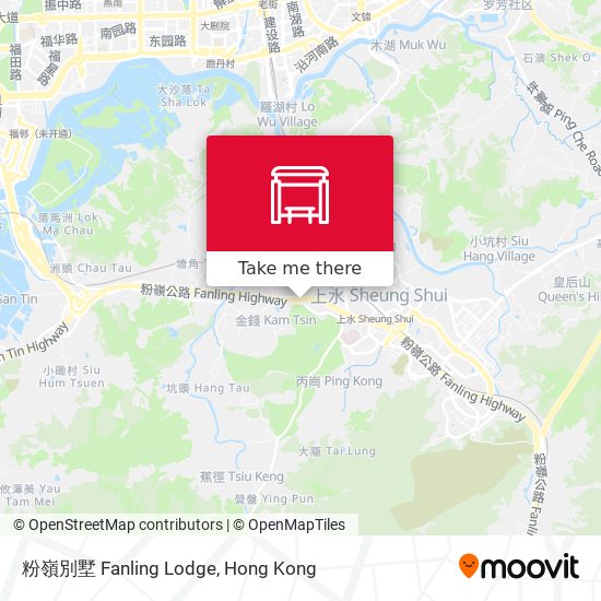 粉嶺別墅 Fanling Lodge map