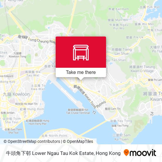 牛頭角下邨 Lower Ngau Tau Kok Estate地圖