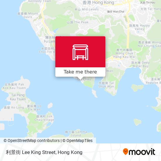 利景街 Lee King Street map