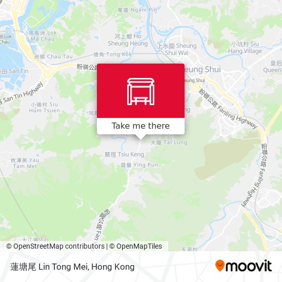蓮塘尾 Lin Tong Mei map