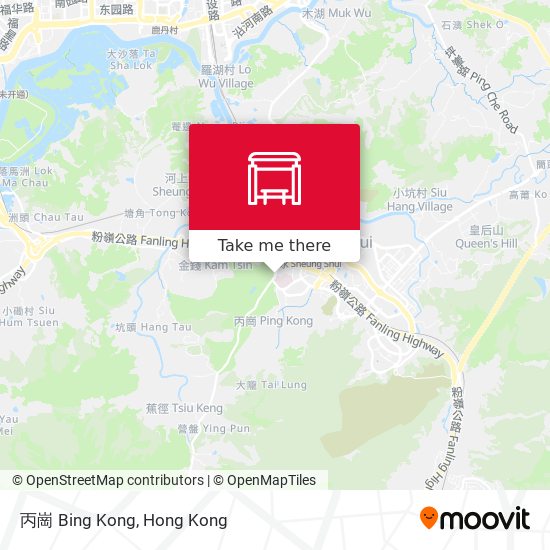 丙崗 Bing Kong map