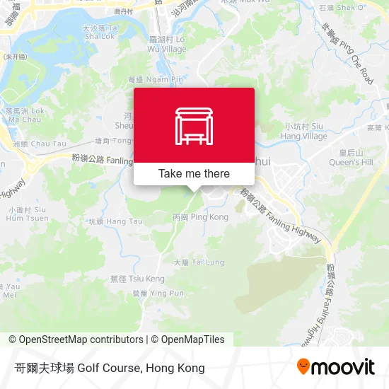 哥爾夫球場 Golf Course map