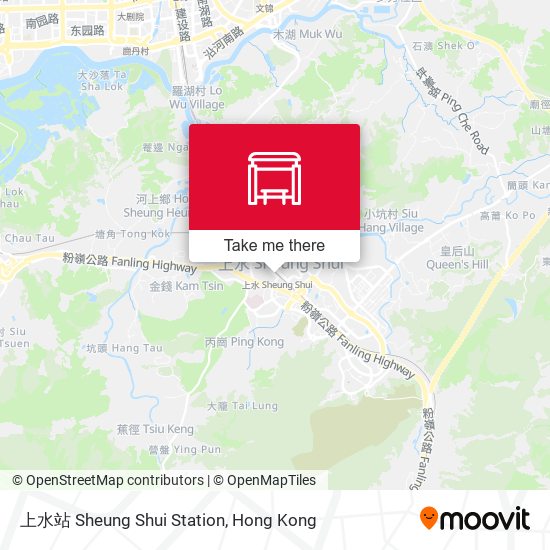 上水站 Sheung Shui Station map