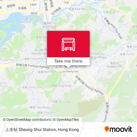 上水站 Sheung Shui Station map